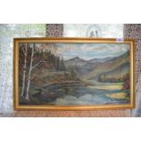 OIL PAINTING GLEN ROSA ISLE OF ARRAN SIGNED