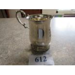 SILVER CHRISTENING MUG (AF)