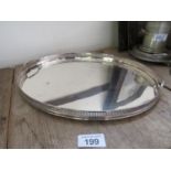 LARGE SILVER PLATED TRAY