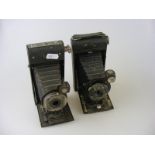 Two Vintage folding camera's