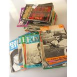 Selection of Elvis Monthly magazines together with four Gerry and the pacemakers similar