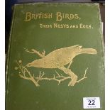 Six volumes of British Birds nests and eggs by G Butler