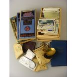 Carton of collectables including 1953 set of Coins, 1951 Crown,