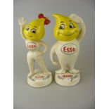 Two Esso cast money banks Frou and Herr