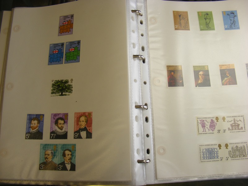 A GB collections Album 1961-71 FDCs including some Phosphors