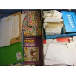 A large quantity of stamps to include World and GB. Some loose and some in albums.