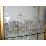 A selection of glassware