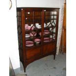 A two door China display cabinet