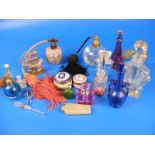 Assortment of perfume bottles