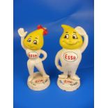 A pair of Esso cast figures CONDITION REPORT: approx 24cm