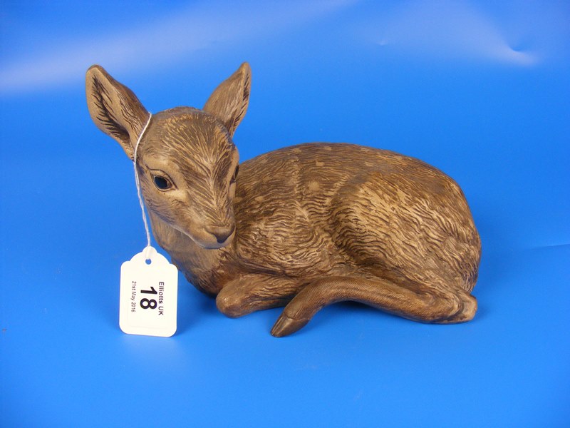 Poole Pottery stoneware animal Fawn