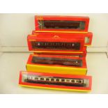 A selection of 7 boxed Hornby Trains to include Rolling Stock R4237 BR (ex LMS) Full Brake Coach