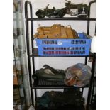 Large assorted quantity of vintage action man toys to include vehicles clothes figures etc