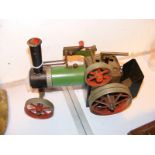 A vintage Mamod steam engine