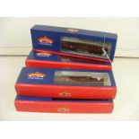 Four boxed Bachmann Branch-Line model railways to include 34-428A Thompson BCK Coach brake