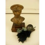 A WW1 bronze officer,