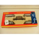 A boxed Hornby Train set accessories pack R6289 assorted wagons (pack of five)