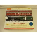 A boxed Hornby R2569 Train Pack 'The Talisman' includes BR 4-6-2 'Sandwich' A3 Class Locomotive,