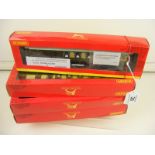 A selection of Four boxed Hornby Rolling stock models to include R4425 Pulman 3rd Class Brake Car