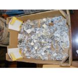 A large quantity of unfinished metal gaming figures