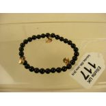 A 9ct Bead bracelet