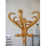 A Bentwood? hat and coat stand