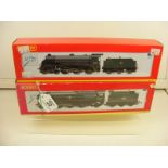 A boxed Hornby R2724 BR 4-6-0 Class N15 Locomotive 'Sir Meleaus De Lile' together with another