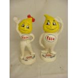 Two cast Esso Figures Herr and Frau approx height 9''