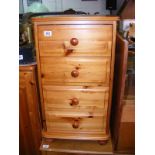 A Pine four drawer chest of drawers