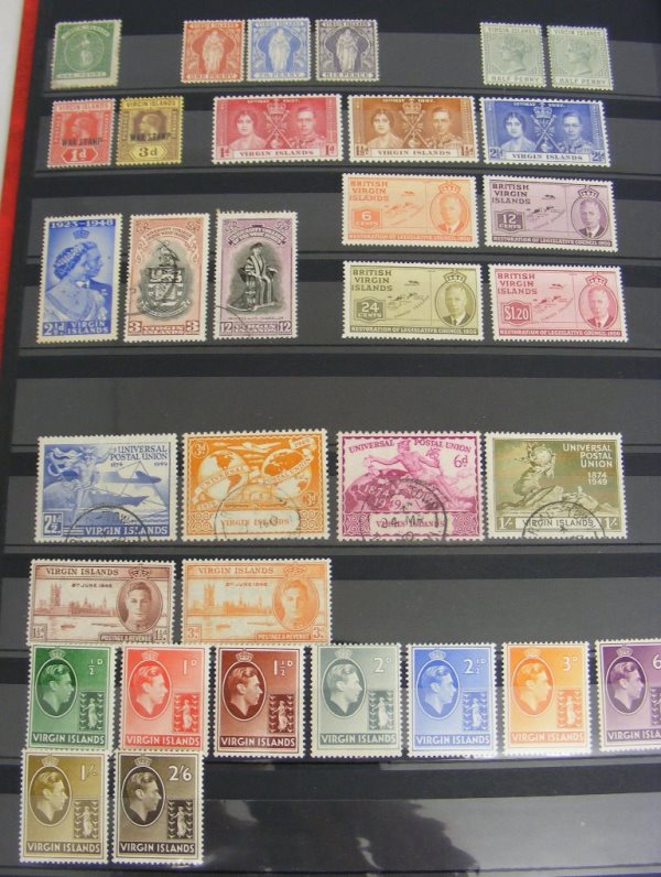 A stockbook of West Indes with 474 stamps from 15 different islands. - Image 2 of 2