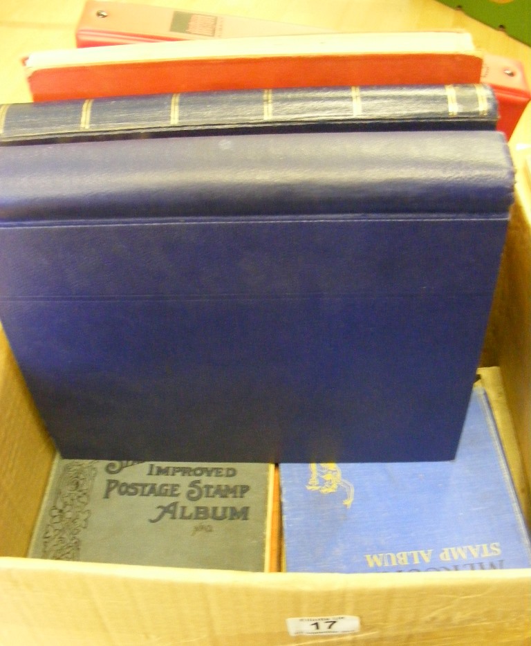 One album of Penny Reds together with 8 albums and 12 stock-books of world stamps