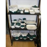 A large quantity of Denby stoneware Green Wheat