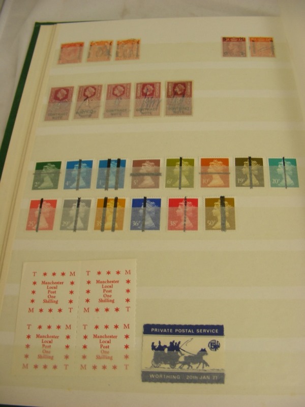 A stockbook of revenues and stamps not listed in catalogues with GB including 1897 Prince of Wales - Image 3 of 4