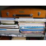 A quantity of books mainly on the subject of painting interest and cased art set