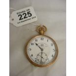 A 9ct gold Thomas Russell and Son Liverpool gents pocket watch