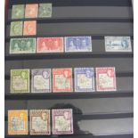 A stockbook of West Indes with 474 stamps from 15 different islands.