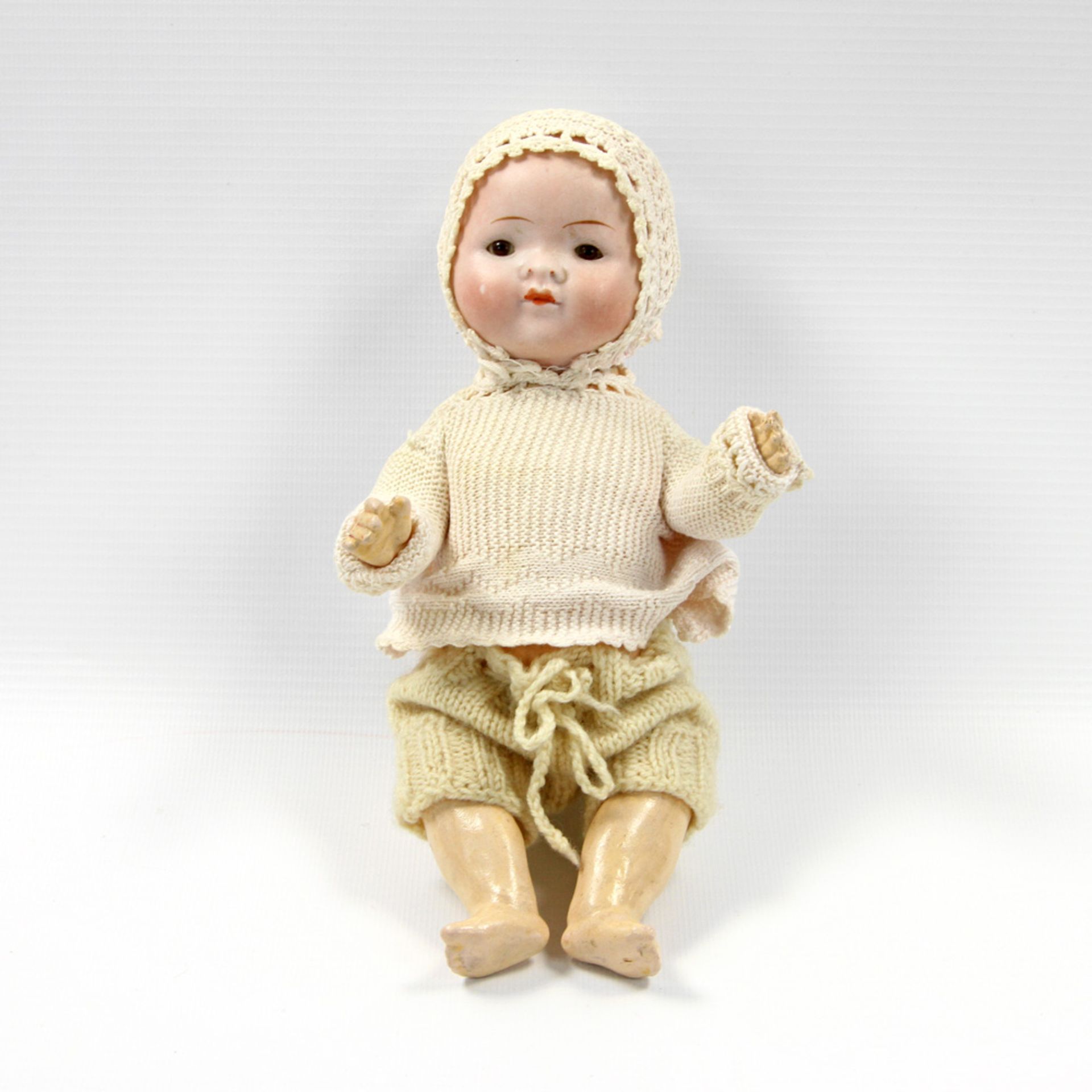 CHARAKTERBABY, deutsch, um 1900, gemarkt "Germany N.K.2 A 0 1/2 R". Biskuitporzellan-Vollkopf mit