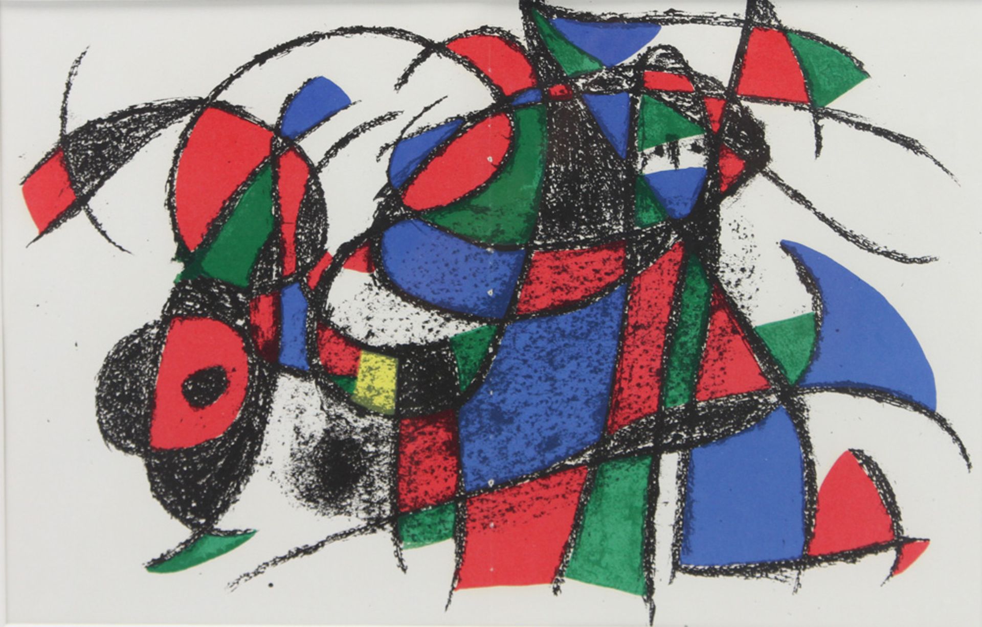 MIRÒ, JOAN (1893-1983), NACH: Grafik aus: "Mirò der Lithograph II", 1975. 1 Bl. Lithografie (