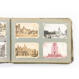 Album mit ca. 400 Ansichtenkarten, große Bandbreite vom Rheinland bis München und andere Gebiete,