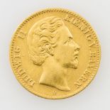 Bayern/GOLD - 10 Mark 1875 D (München), Ludwig II., J. 196, ss