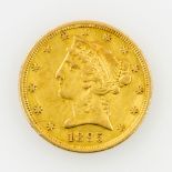 USA/GOLD - 5 Dollars 1895, Liberty Head, ca. 7,5 g fein, ss