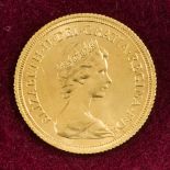 Grossbritannien - 1 Sovereign GOLD 1978/ London, Elizabeth II., vz., ca. 7,32g GOLD fein.