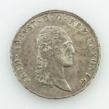 Sachsen - 2/3 Taler (Gulden) 1810, Friedrich August I., J.11, gering justiert, fast vz.