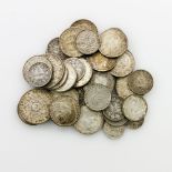 Dt Reich - Konvolut von über 30 Silbermünzen (u.a. 3 x 3 Mark), dazu etwas BRD und Schweiz. Am