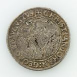 Sachsen - 1/4 Reichstaler 1597, Christian II., Johann Georg I. und August, Kohl 95, Merseburger 781,