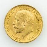 GB - 1 Souvereign 1913, George V., GOLD, ss.