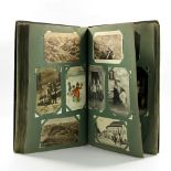 Album Alte Ansichtenkarten, ca. 270 Stück, mit Feldpostkarten 1. Weltkrieg, Erhaltungen
