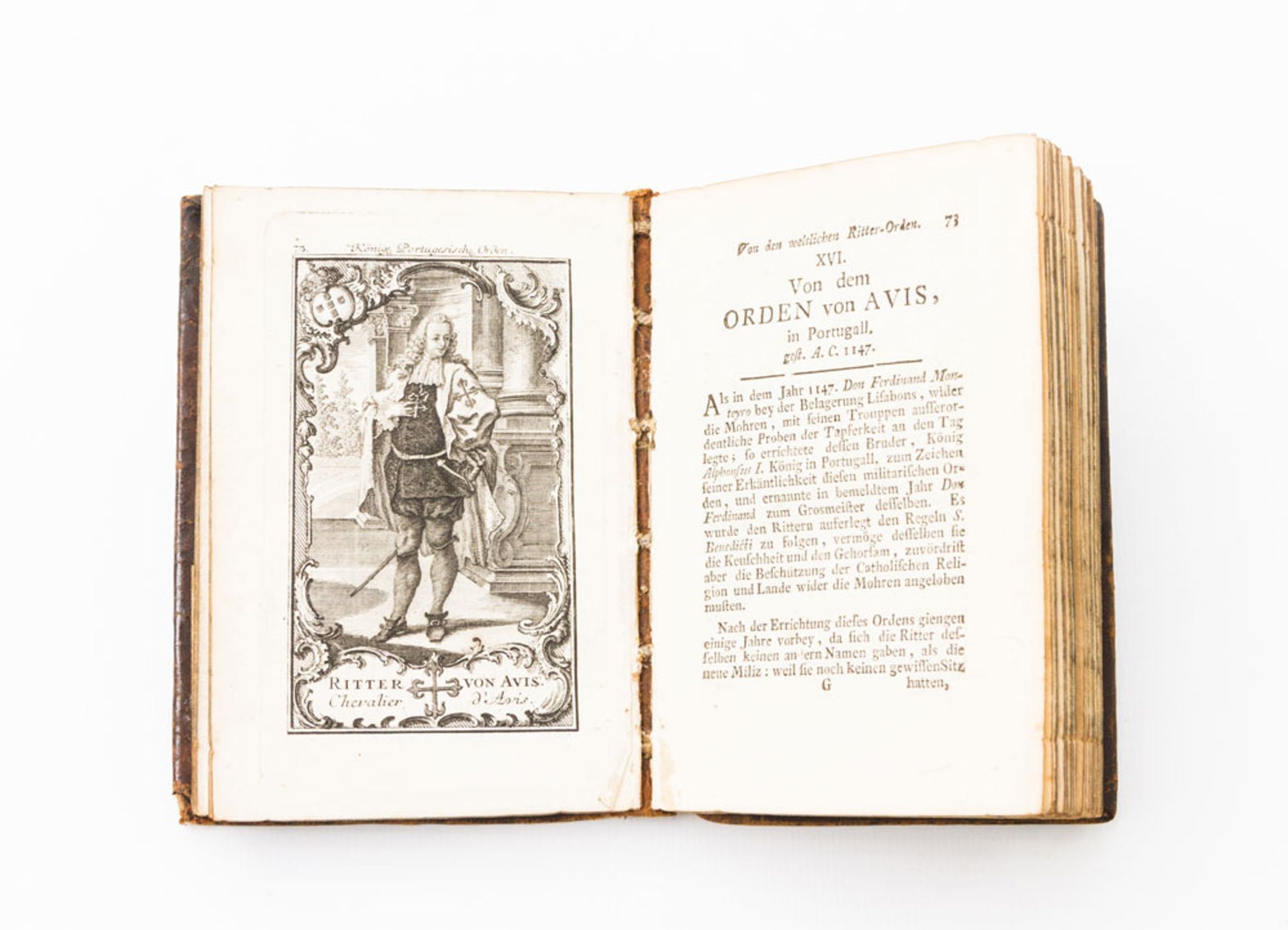 Historisches Buch "Abbildung und Beschreibung aller hohen Ritterorden in Europa" von Iacob Andreas