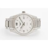 LONGINES Herrenuhr "Conquest Classic". Edelstahl. Automatic-Werk. Ref.: L2.785.4. Kauf 09/2014,