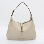 GUCCI Ikonen Handtasche "JACKIE O". NEUWERTIG!! NP. ca. 700,-. Eierschalenfarbenes Leder mit